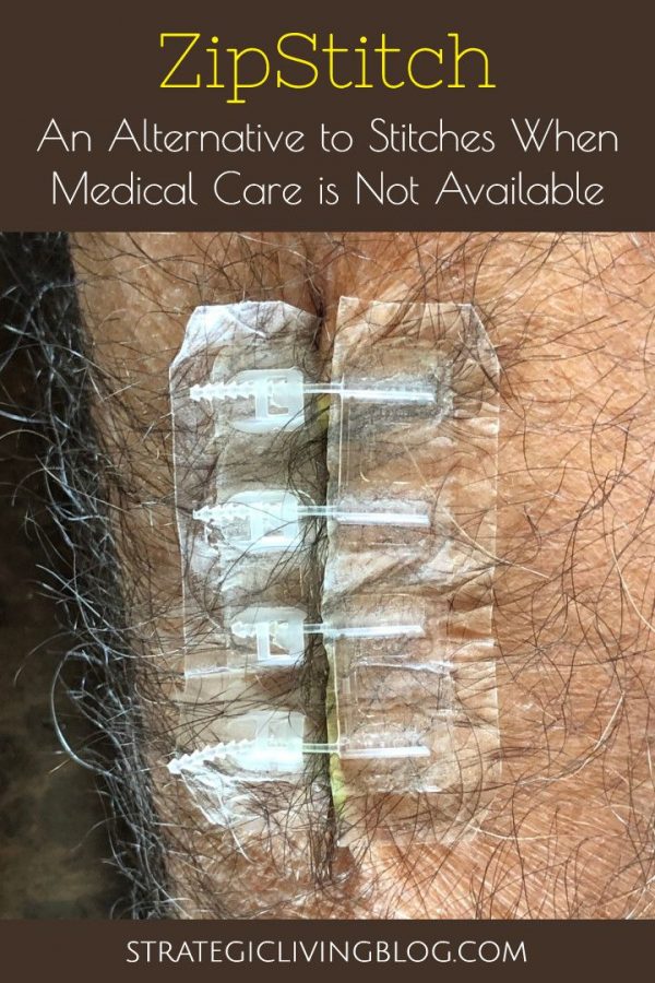 ZipStitch Review Alternative to Stitches | Strategic Living Blog