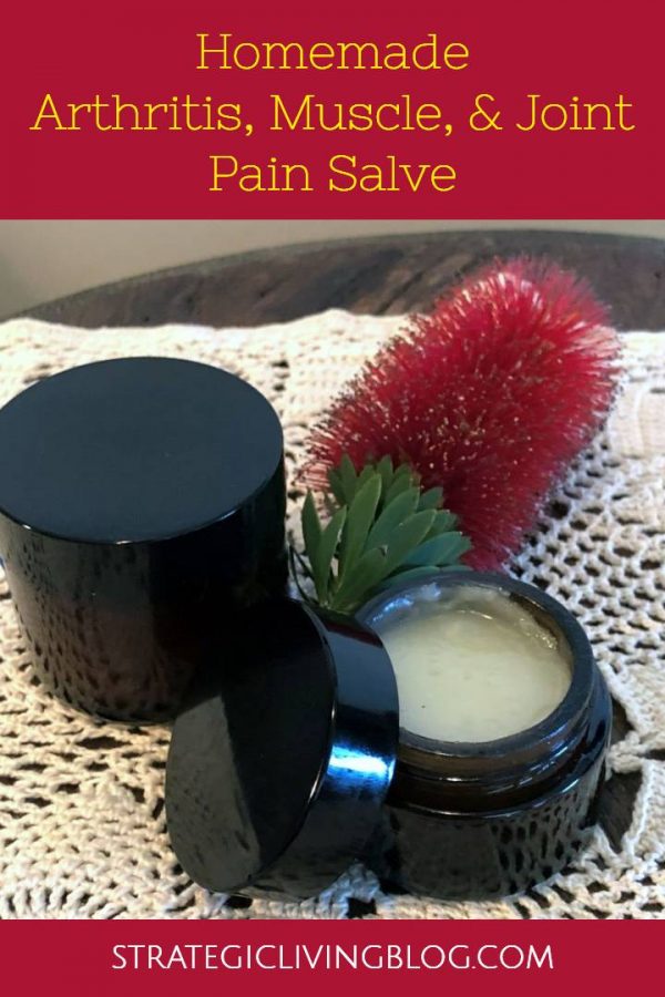 DIY Arthritis Muscle and Joint Pain Relief Salve | Strategic Living Blog