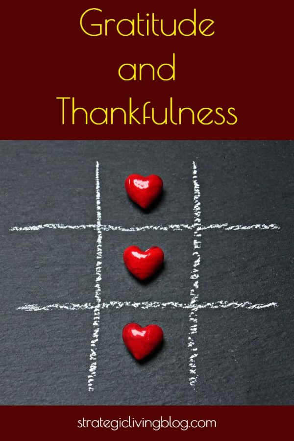 Gratitude and Thankfulness